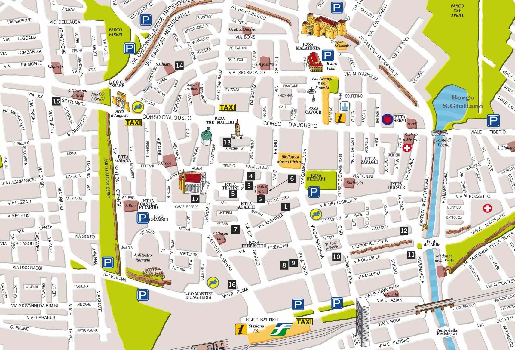 Bologna center karte