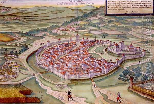 Novara historisch karte