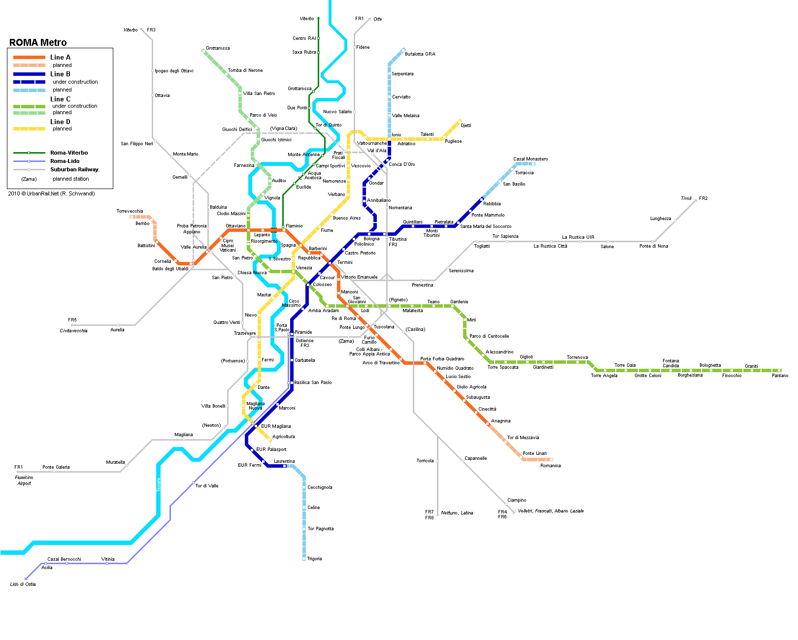 roma metro karte