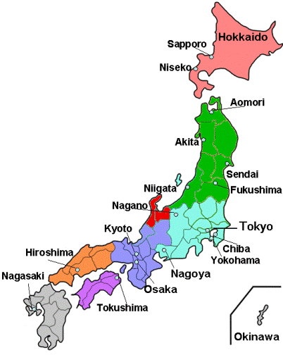 japan stadte karte