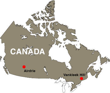 kanada karte Airdrie