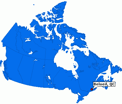 Beloeil karte kanada
