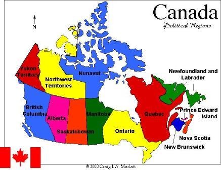 Kanata karte kanada