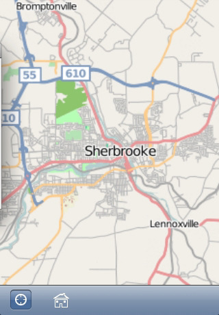 Sherbrooke karte
