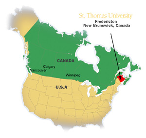 St. Thomas karte kanada