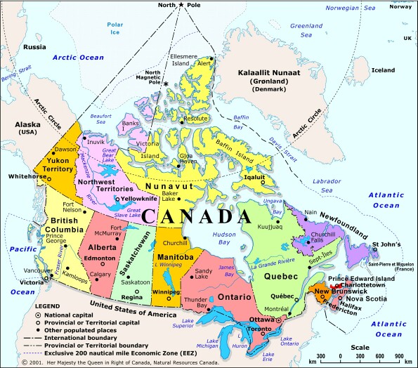 Victoria kanada karte