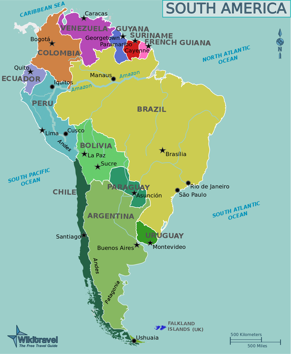 kolumbien karte sudamerika