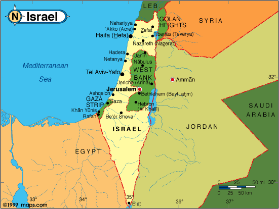 israel karte