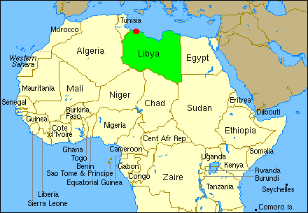 libyen karte afrika