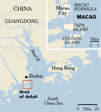 Macau karte China