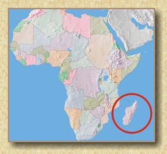 afrika madagaskar karte