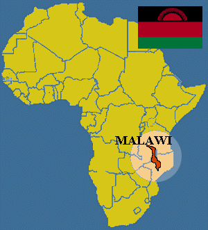 afrika malawi karte