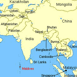 malediven karte indien