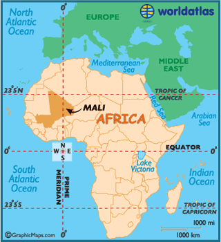mali karte afrika