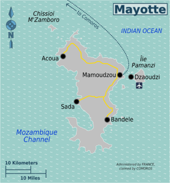 Mayotte karten