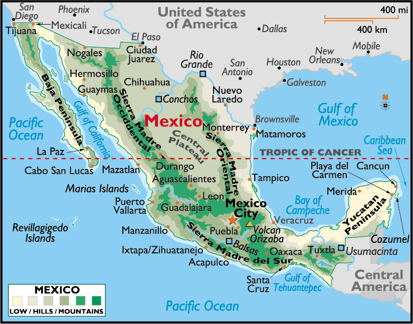 mexiko karten