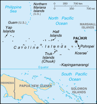 mikronesien karte papua neuguinea