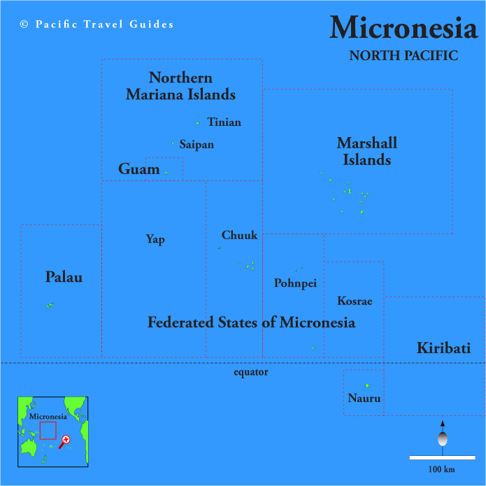 mikronesien reise karte