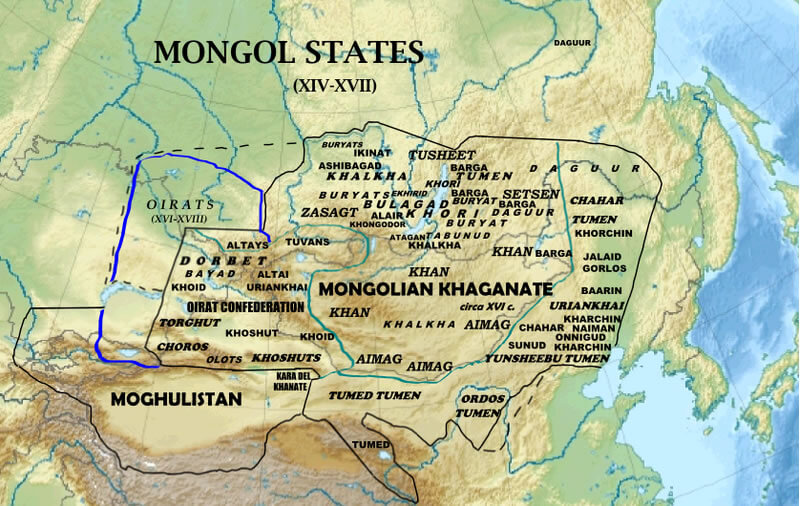 mongoleia staats karte
