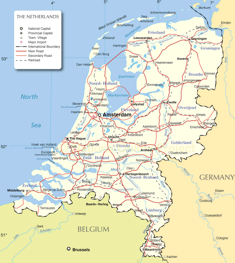 karte niederlande