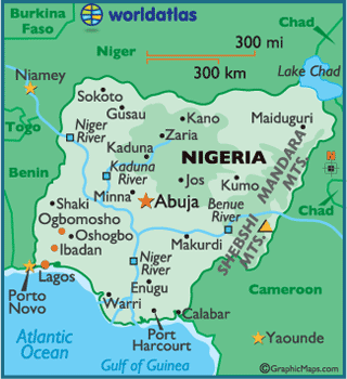 nigeria karte