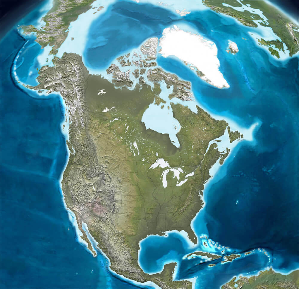 tektonisch struktur von nordlich amerika