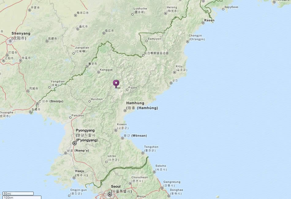karte nordkorea