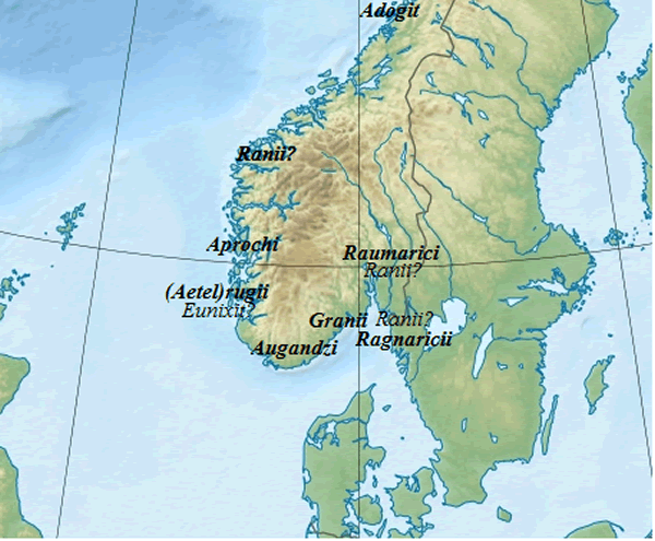 norwegen stamme karte