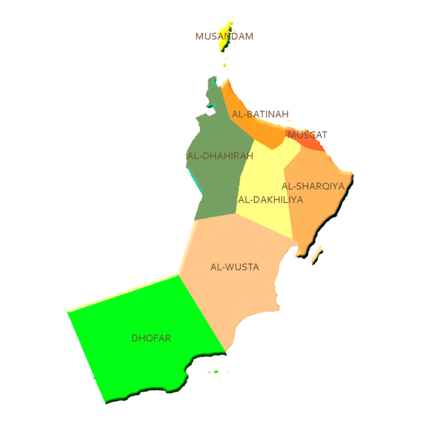 Oman Guide karte