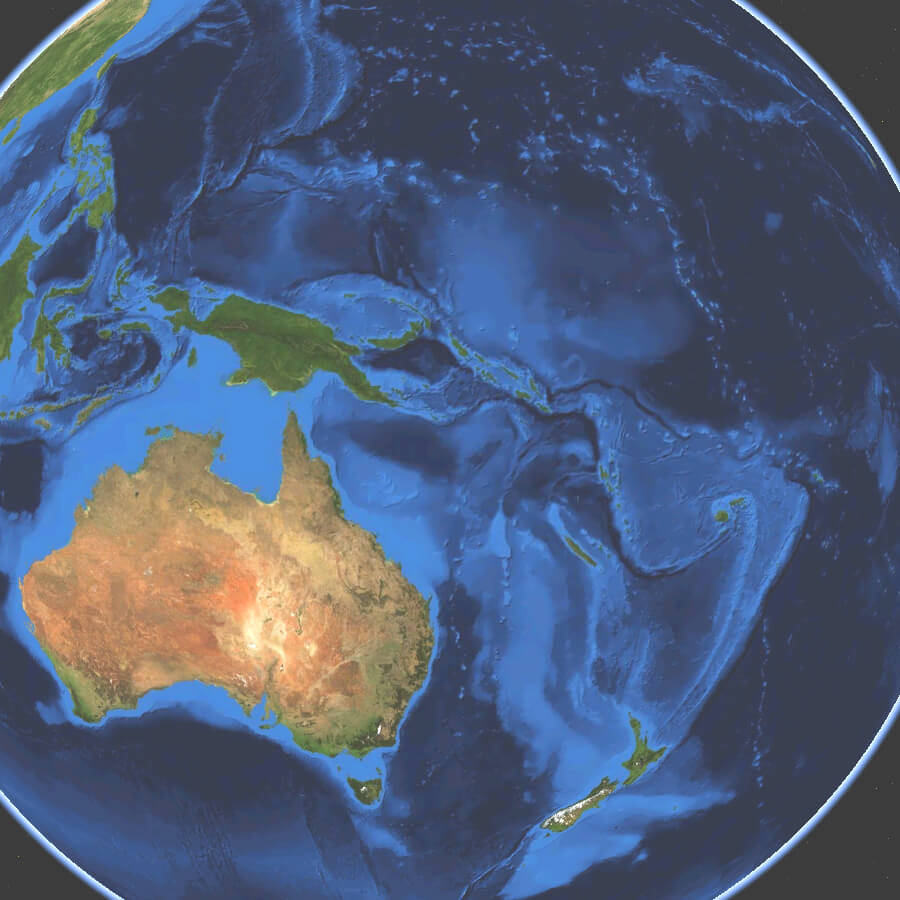 ozeanien satellit bild