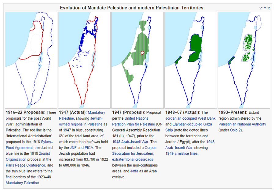 palastina territories karte 1916 2014