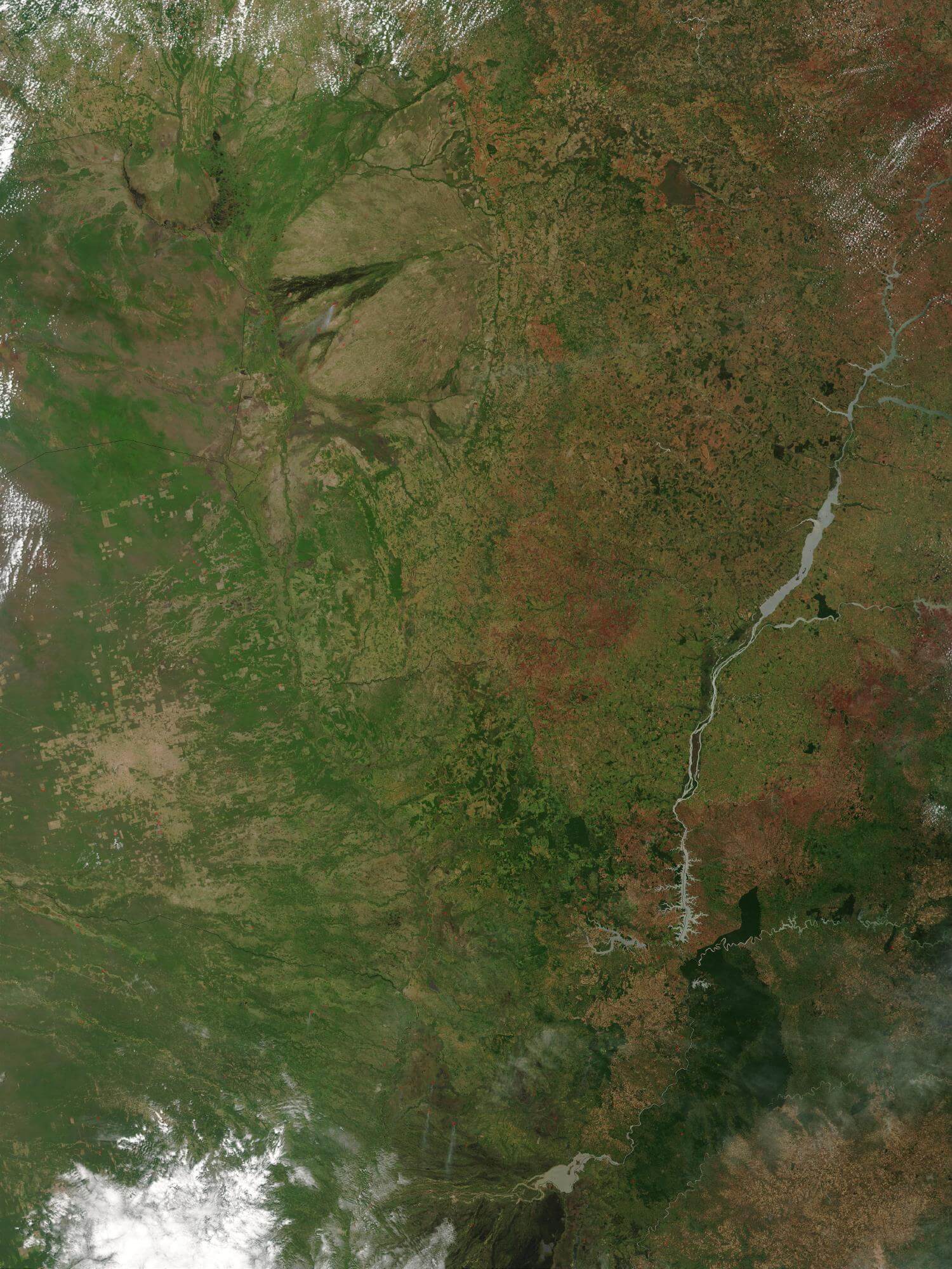 satellit bild foto osternn paraguay