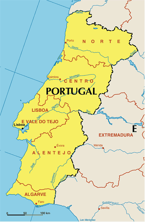 Portugal Map