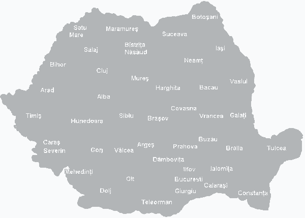 rumanien stadte karte