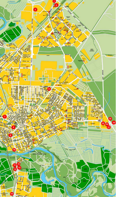 Orenburg Karte