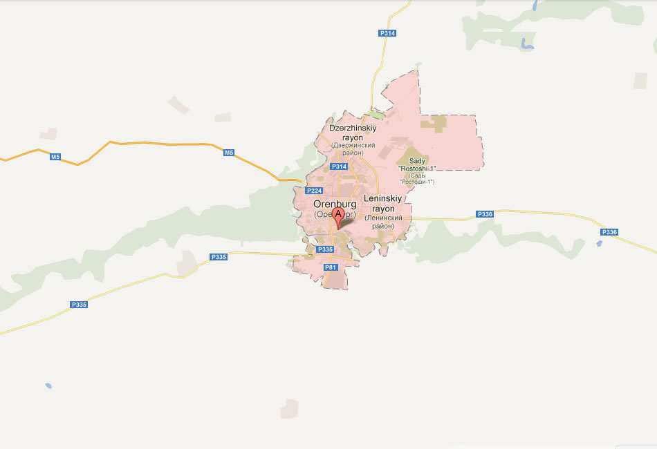 Orenburg Karte