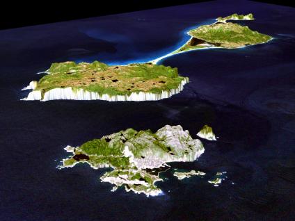 karte satellit foto Saint Pierre Miquelon