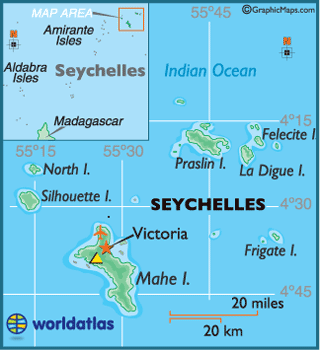 karte von seychellen