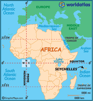 seychellen karte afrika
