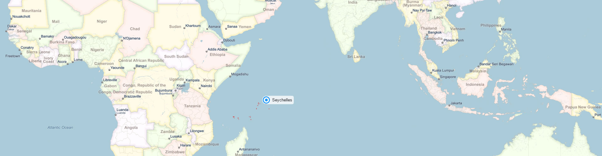 seychellen land grenzen karte