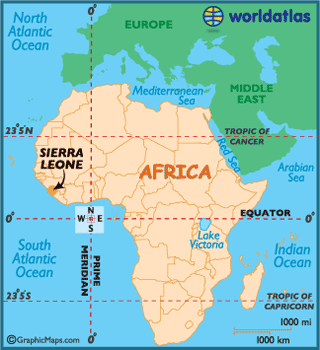 sierra leone karte afrika