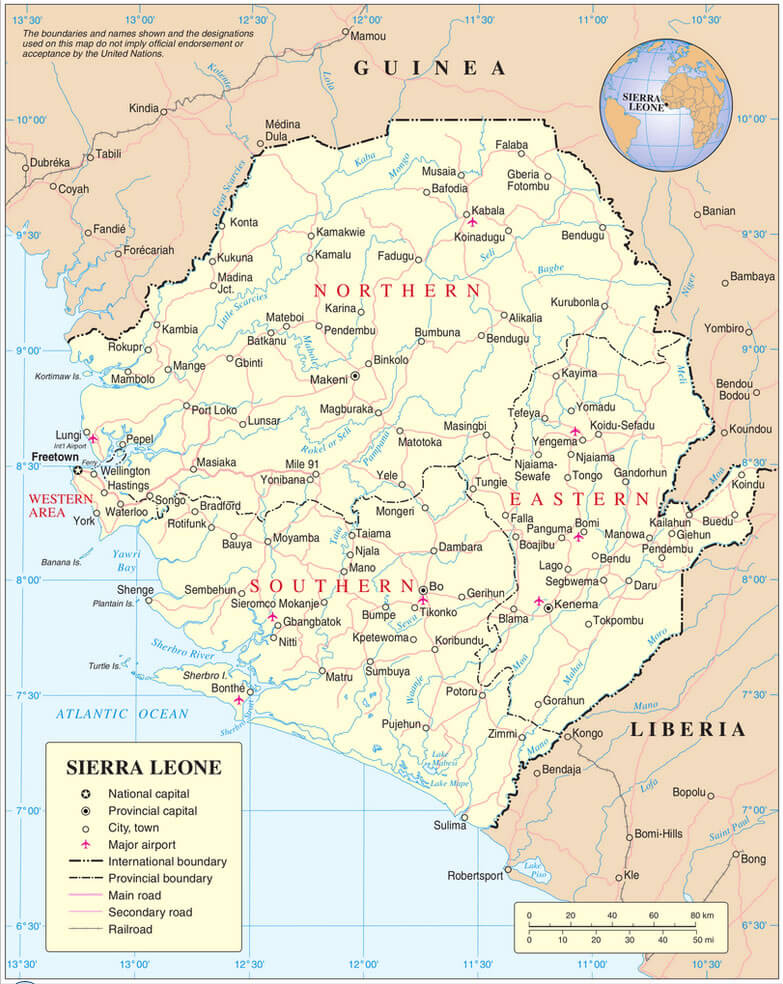 sierra leone national karte