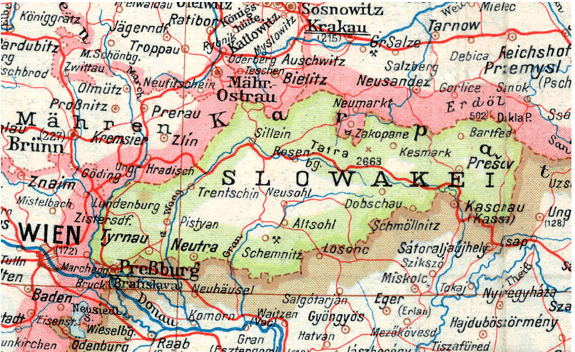 slowakei karte 1943
