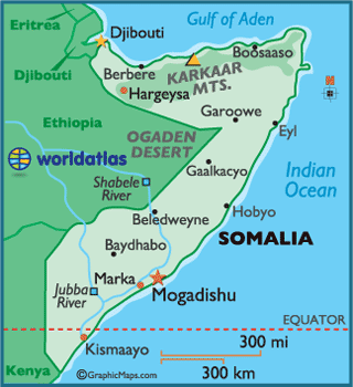 somalia karte