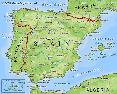 spanien Alicante karte