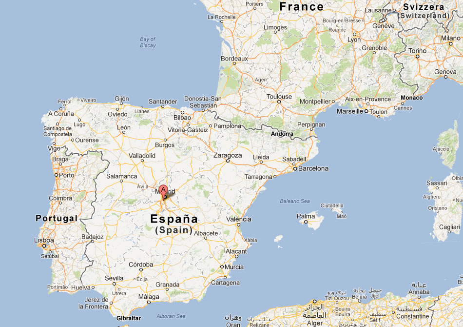 karte von Fuenlabrada spanien