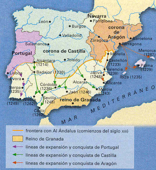 reconquista iberian peninsula 13th jahrhuntert
