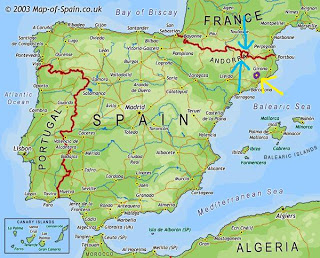 spanien karte Terrassa