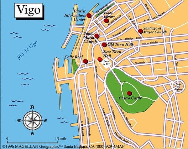 Vigo center karte