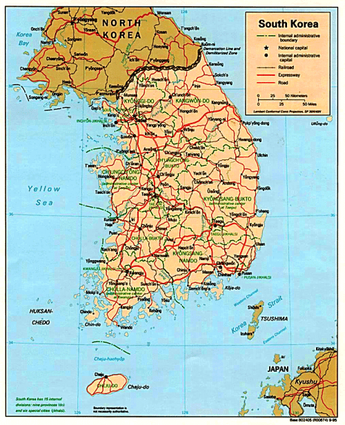 karte sudkorea